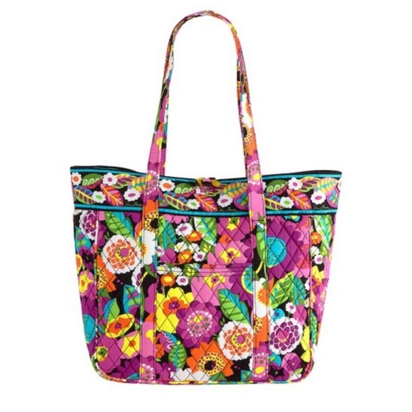 Vera Bradley Bags Vera Bradley Quilted Va Va Bloom Large Laptop Tote Bag Poshmark